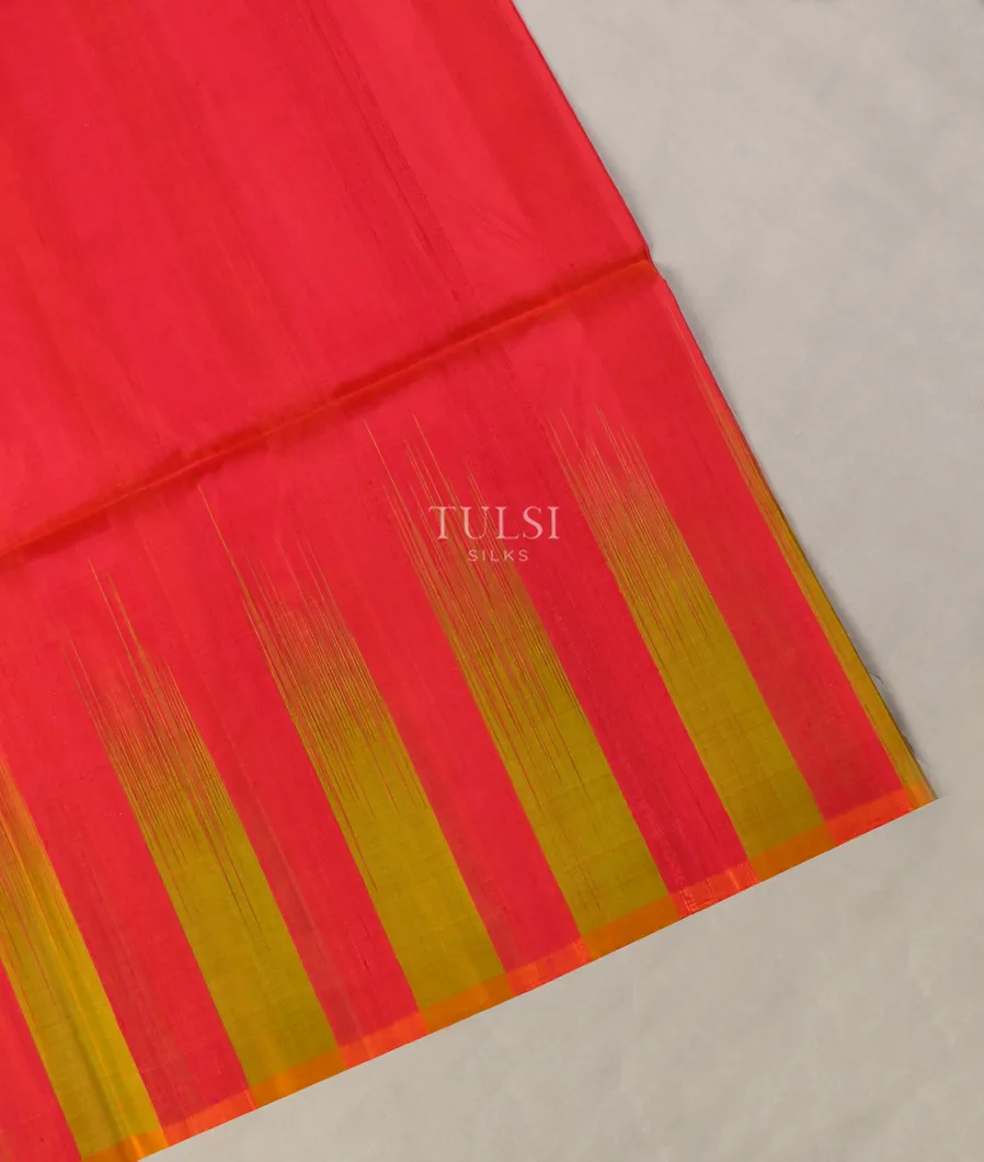 Pinkish Orange Soft Silk Saree T546743-image
