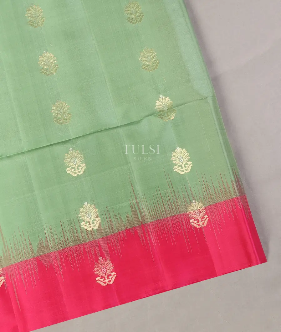 Pista Green Soft Silk Saree T561727-image
