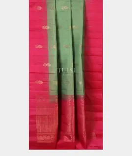 Pista Green Soft Silk Saree T5617272