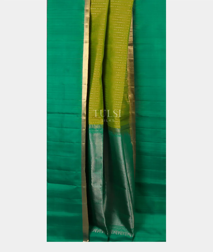 Green Soft Silk Saree T5582982