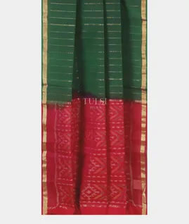 Green Pochampalli Silk Cotton Saree T5556132