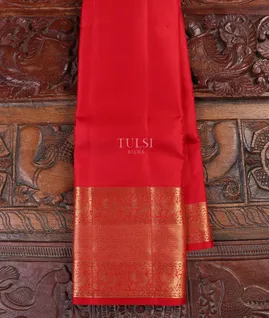 Red Soft Silk Saree T5627841