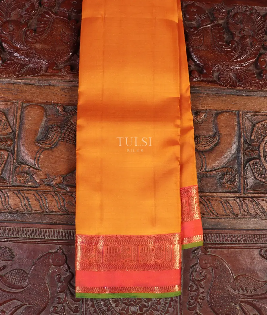 Yellow Soft Silk Saree T562143-image