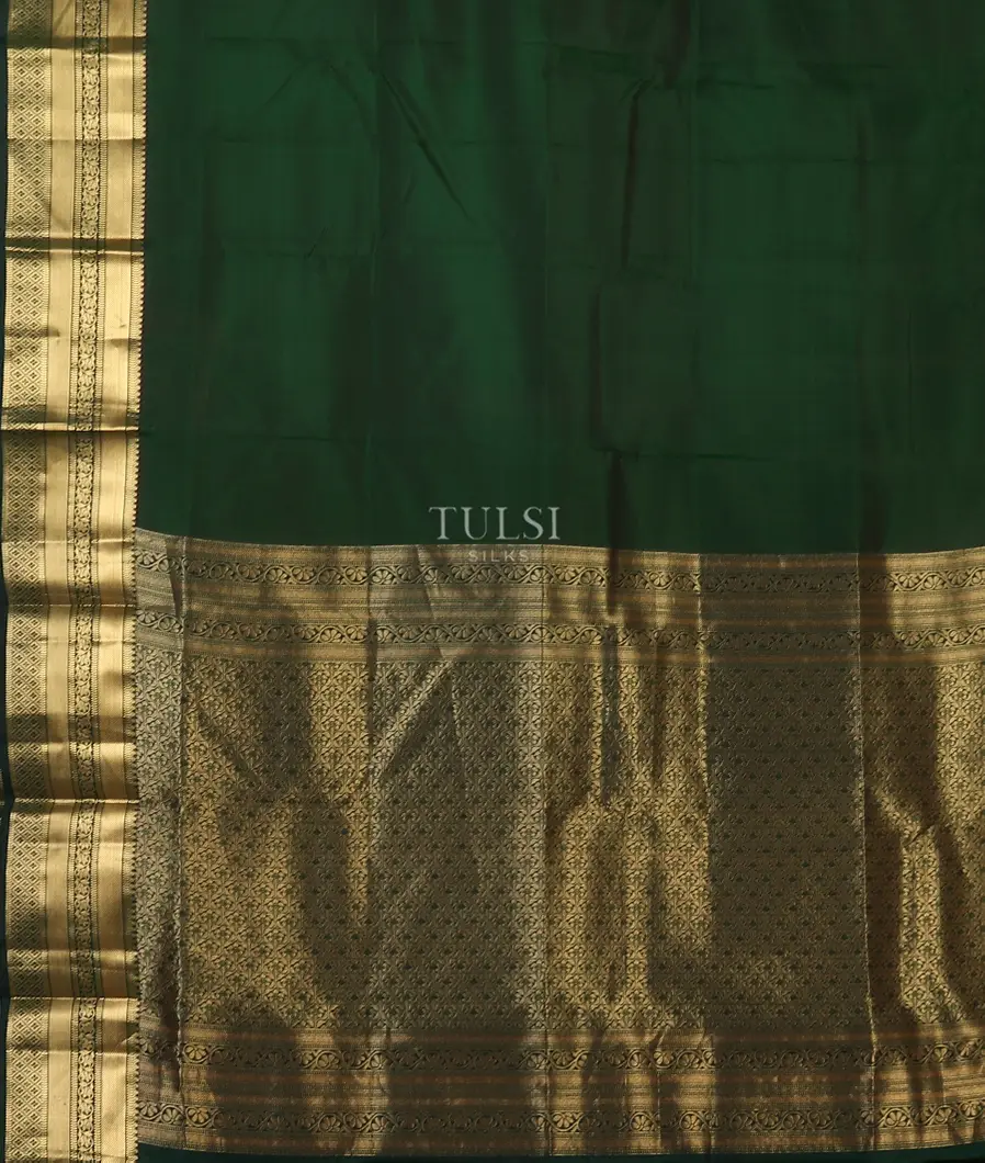 Green Soft Silk Saree T5627974