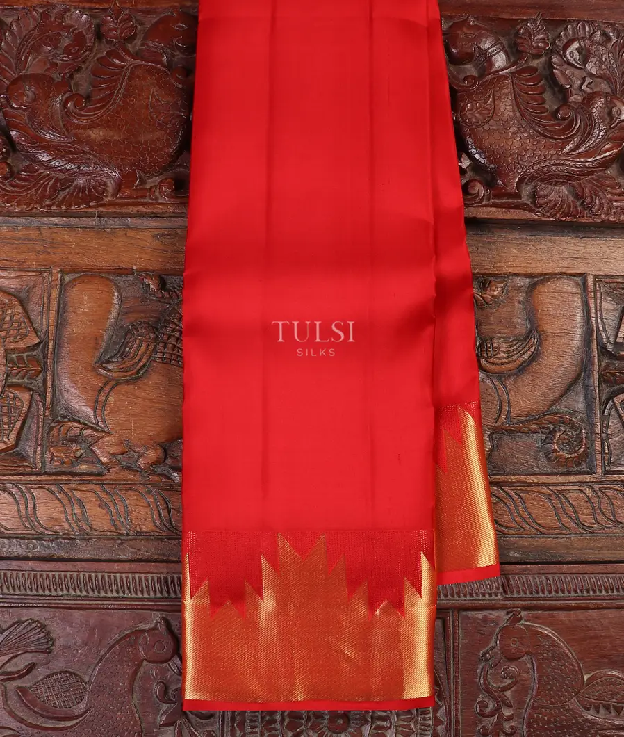 Red Soft Silk Saree T562043-image