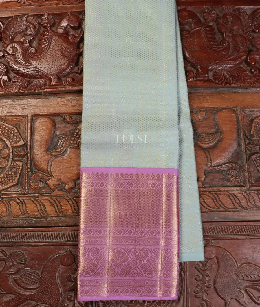 Blue Kanjivaram Silk Pavadai T563779-image