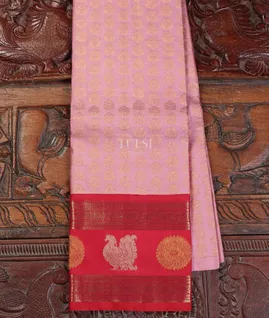 Pink Kanjivaram Silk Pavadai T5638541