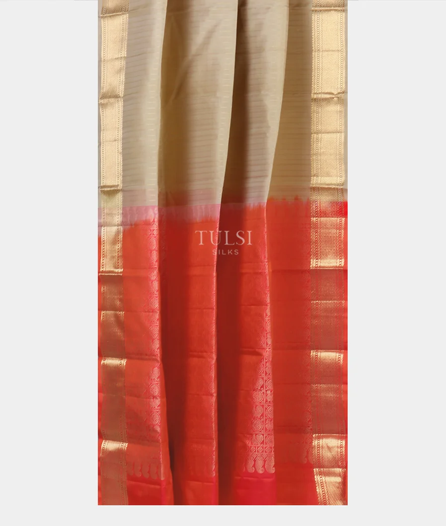 Grey Kanjivaram Silk Saree T5602552