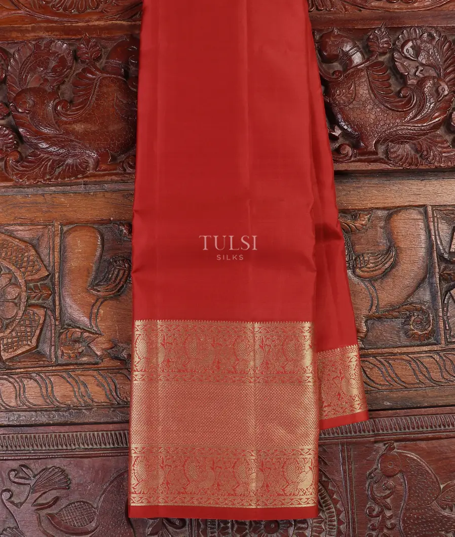 Red Soft Silk Saree T562800-image