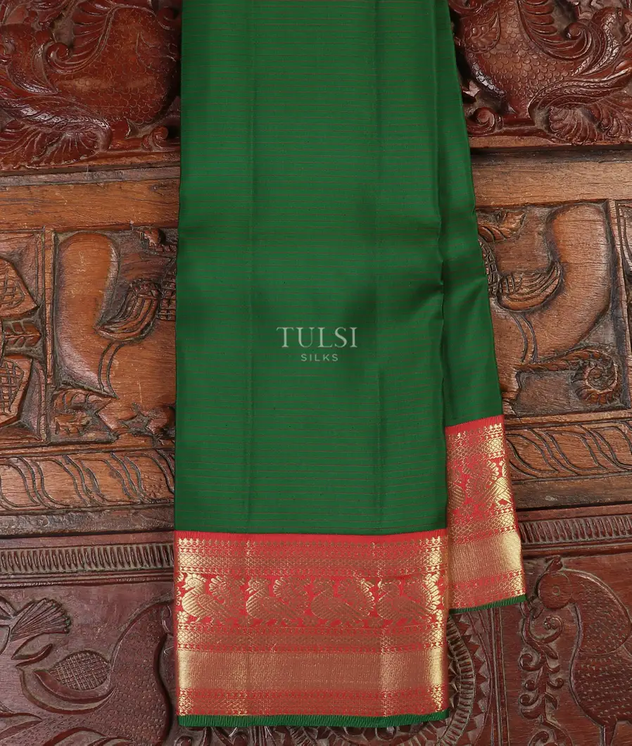 Green Soft Silk Saree T562125-image
