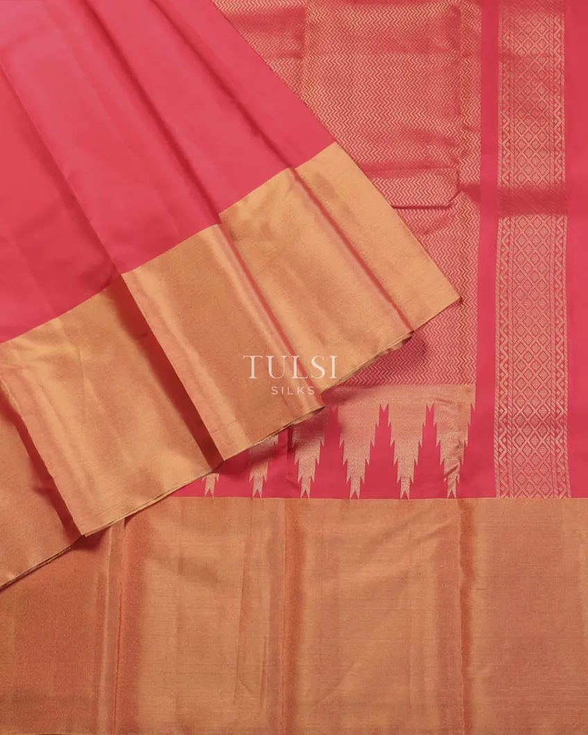 Pink Soft Silk Saree T5633932