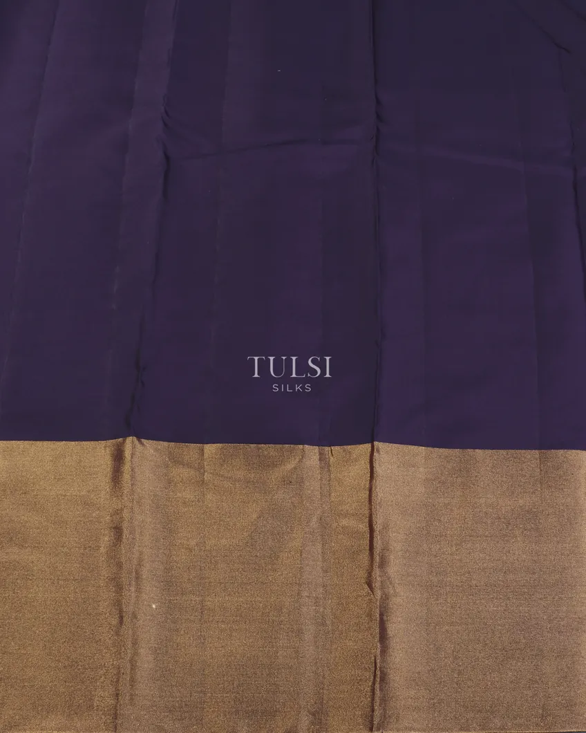 Blue Soft Silk Saree T5633973