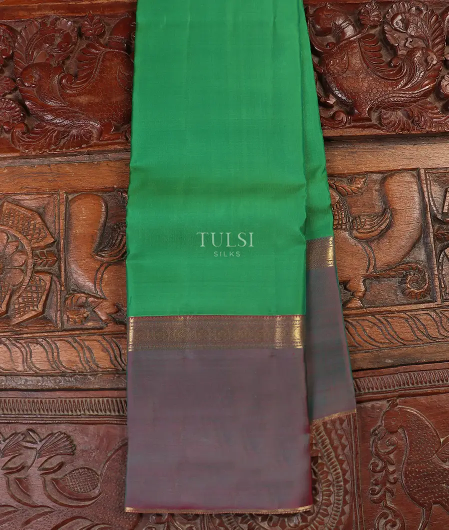 Green Soft Silk Saree T562139-image
