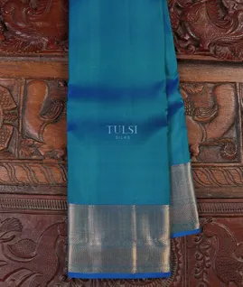 Blue Soft Silk Saree T5627921