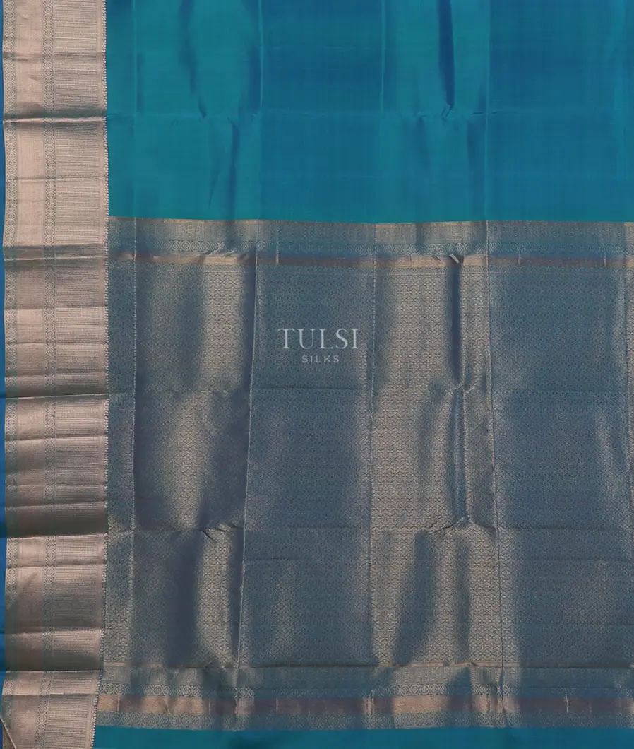Blue Soft Silk Saree T5627924