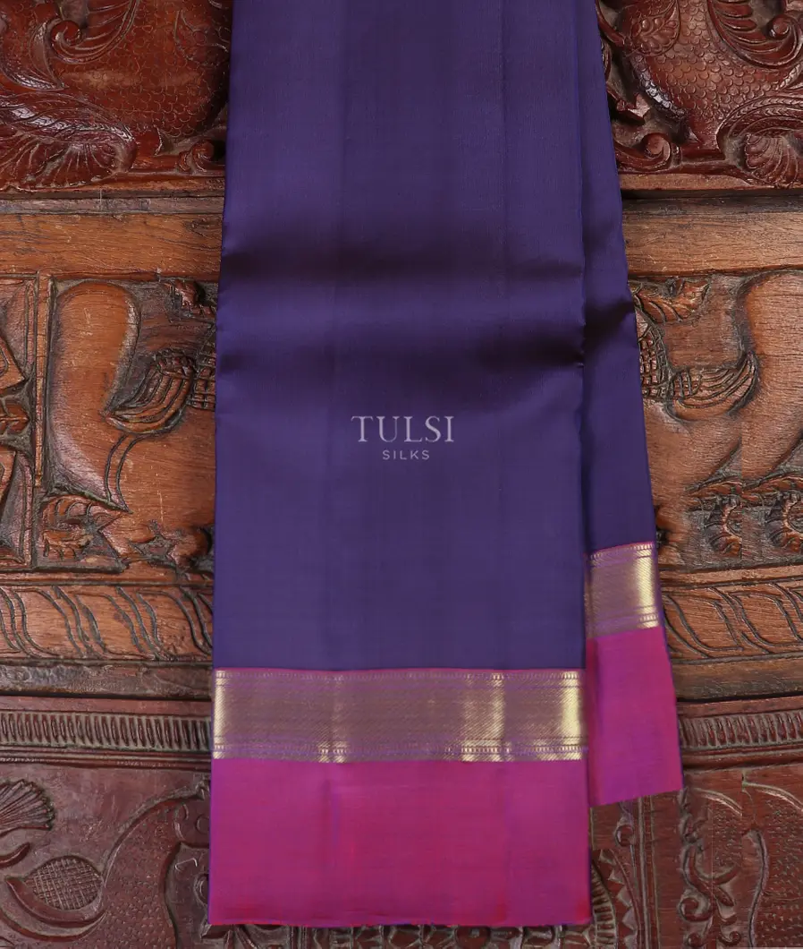 Blue Soft Silk Saree T562136-image