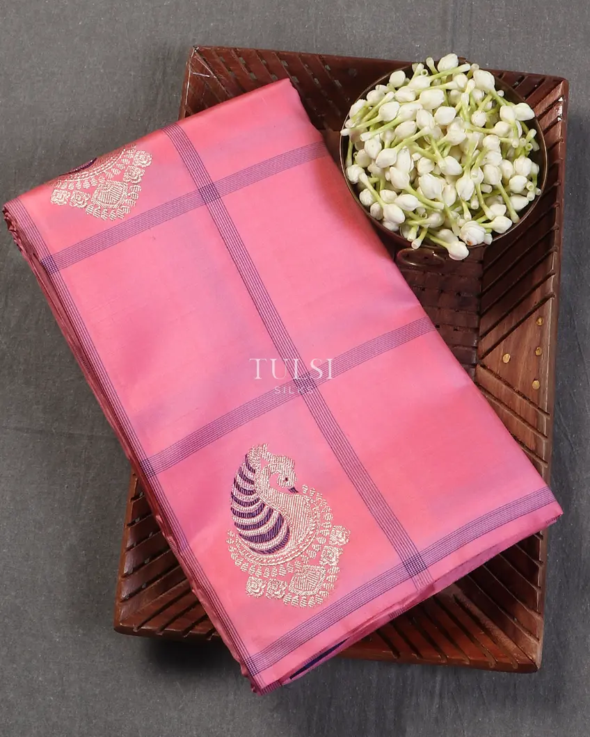 Pink Kanjivaram Silk Saree T550896-image