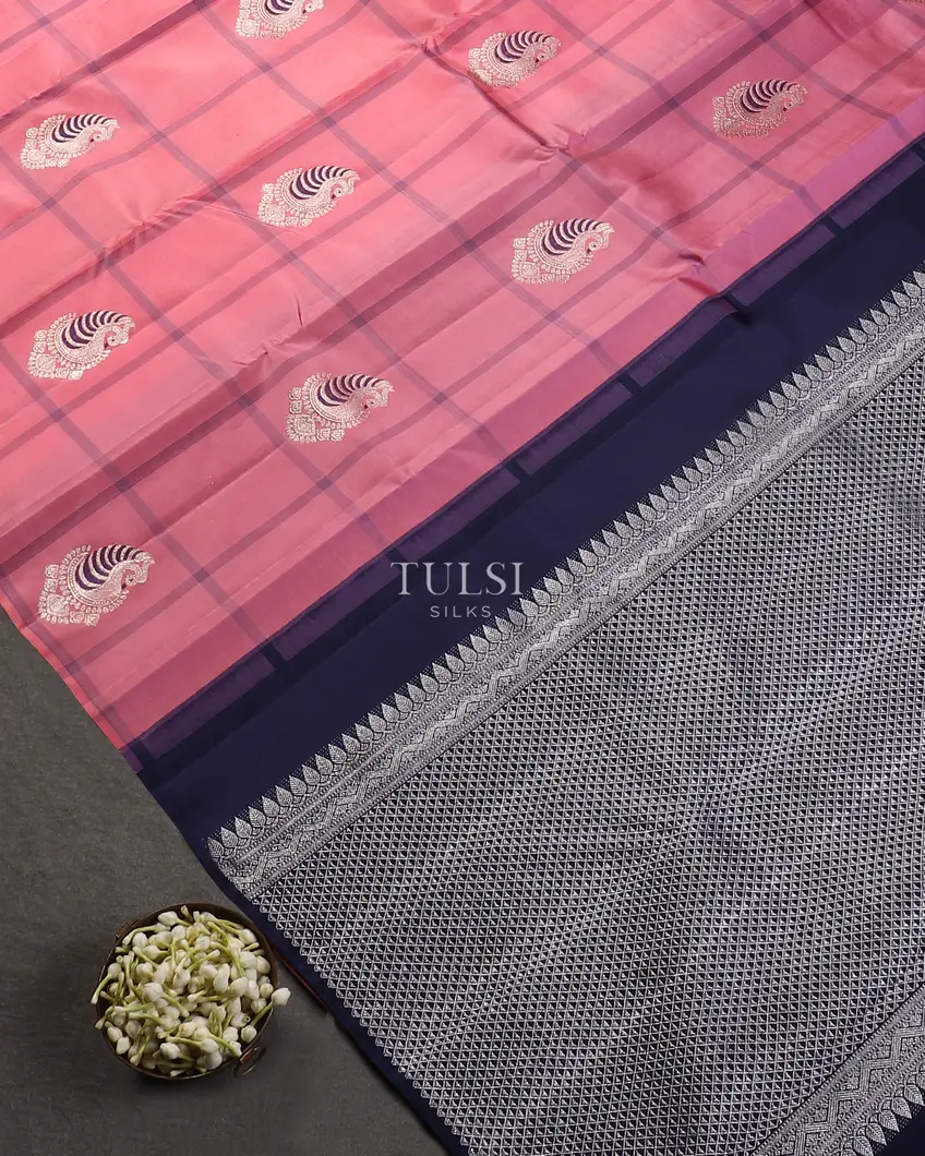 Pink Kanjivaram Silk Saree T5508964