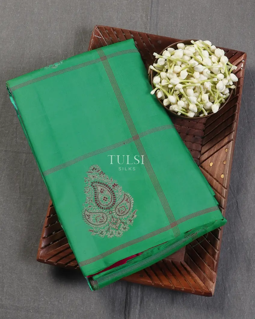 Green Kanjivaram Silk Saree T550899-image