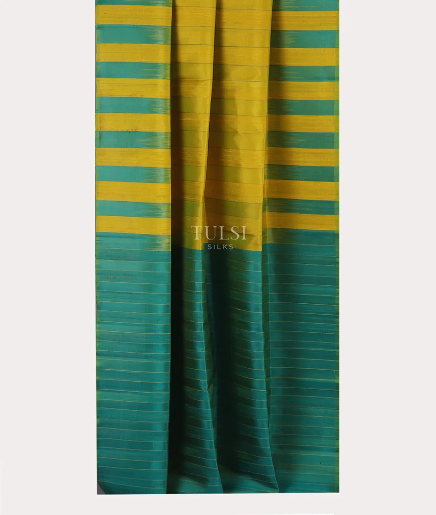 Yellowish Green Soft Silk Saree T5583682