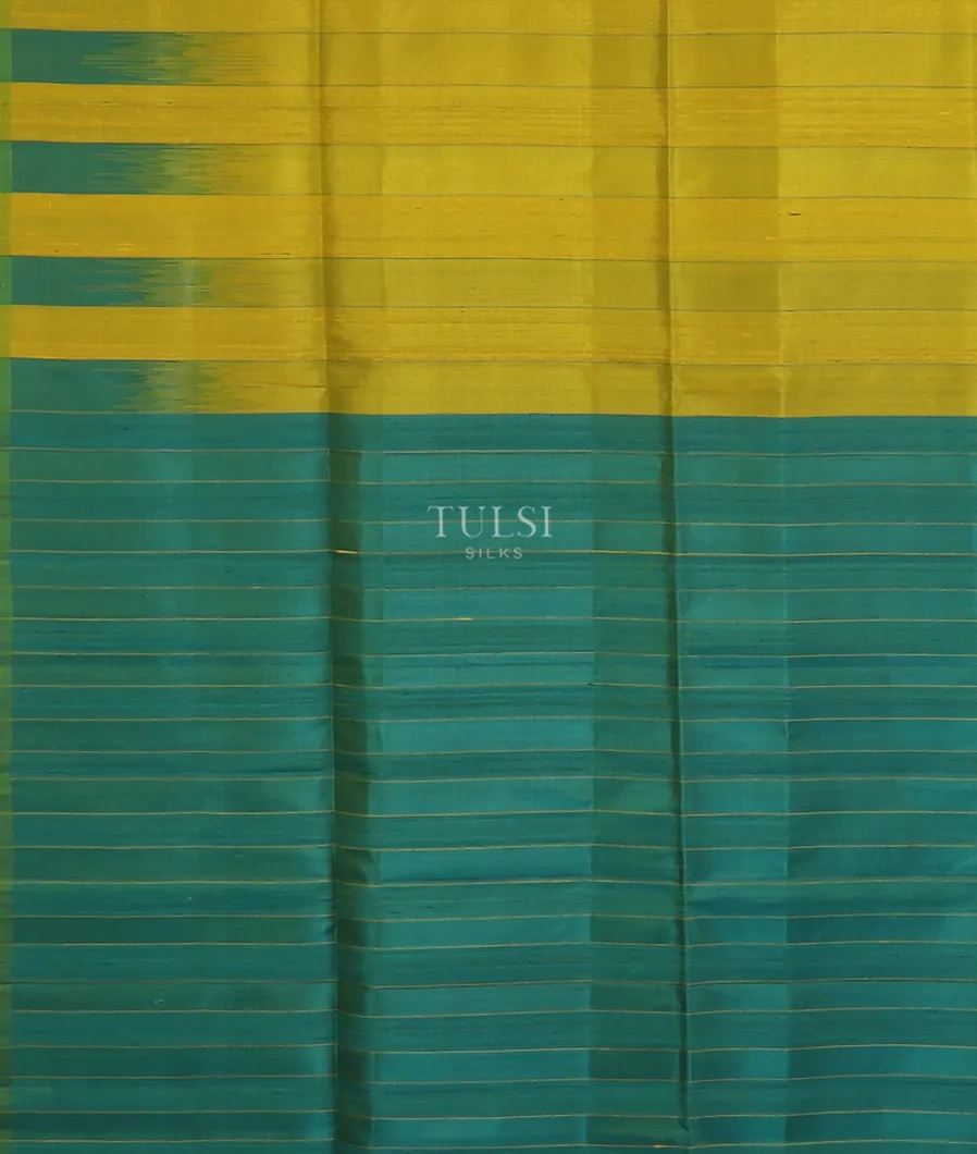 Yellowish Green Soft Silk Saree T5583684