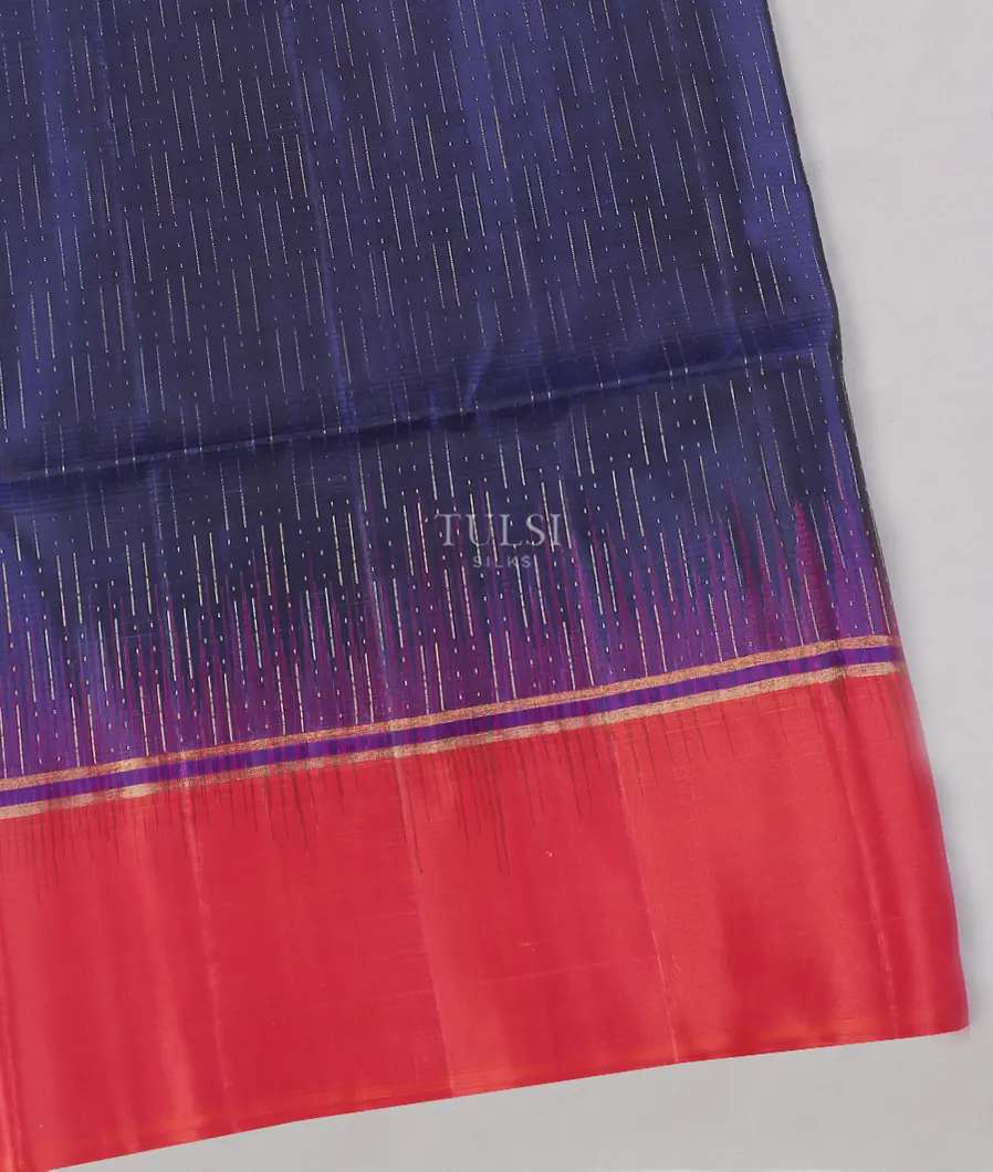 Blue Soft Silk Saree T560345-image