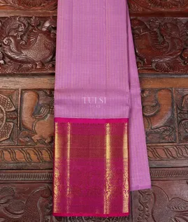 Lavender Kanjivaram Silk Pavadai T5638301