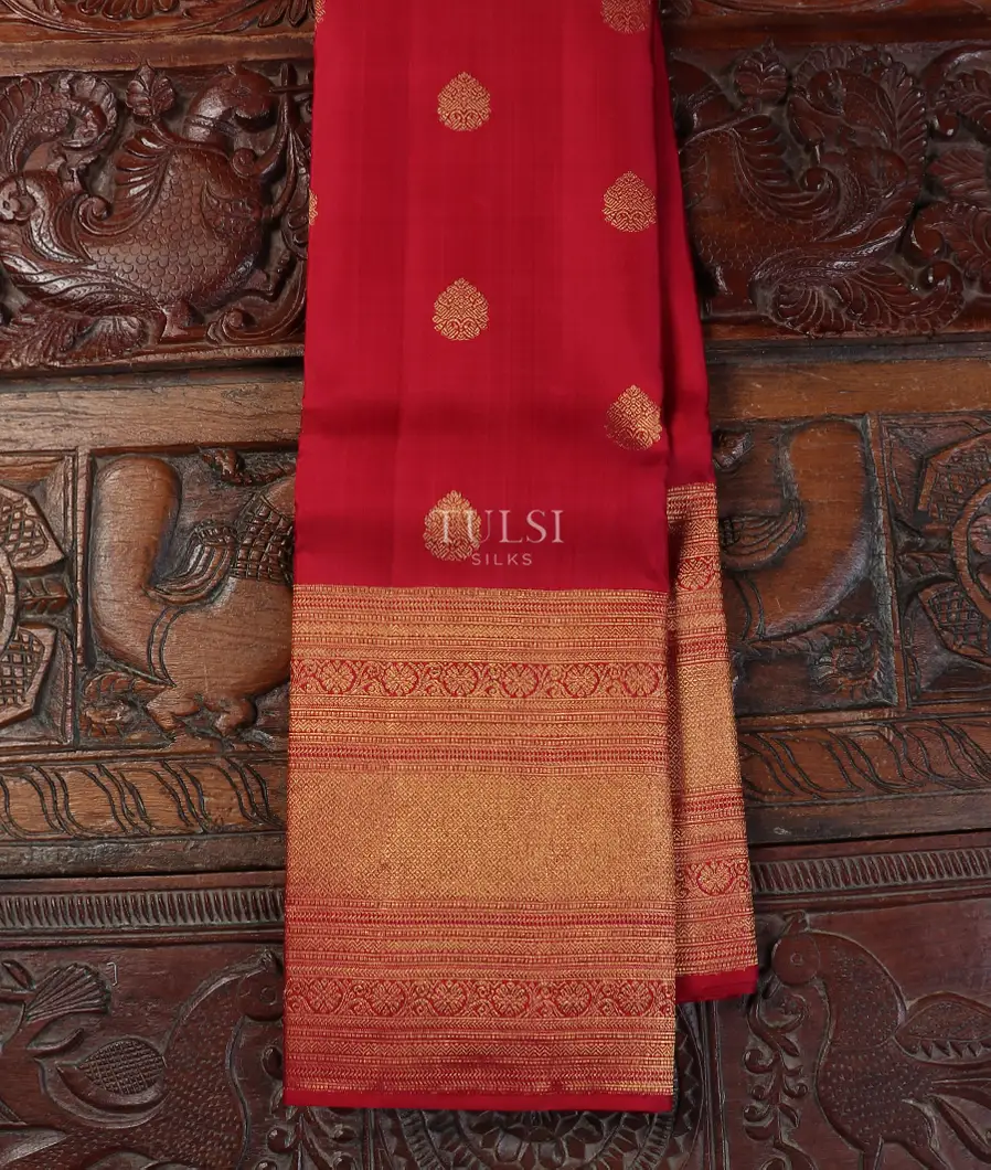 Red Kanjivaram Silk Saree T532721-image