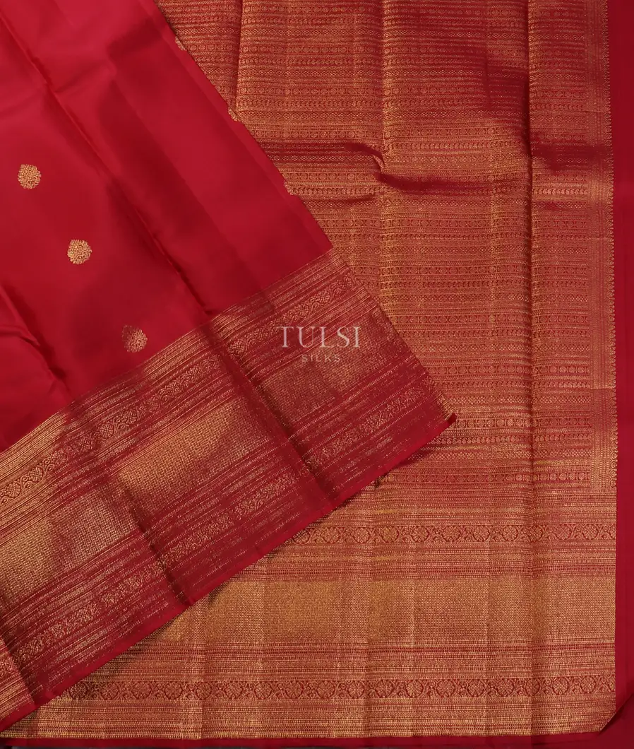 Red Kanjivaram Silk Saree T5327214