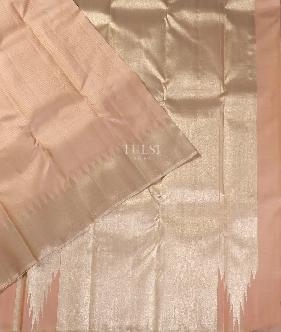 Light Pink Kanjivaram Silk Saree T5618574