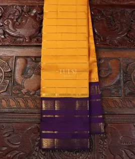 Yellow Kanjivaram Silk Saree T5605821