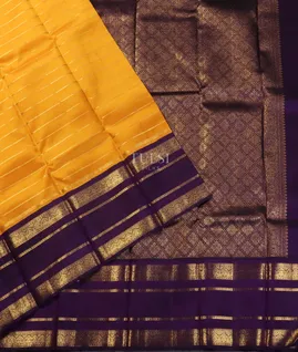 Yellow Kanjivaram Silk Saree T5605824