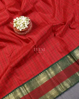 Red Kanjivaram Silk Saree T5361885