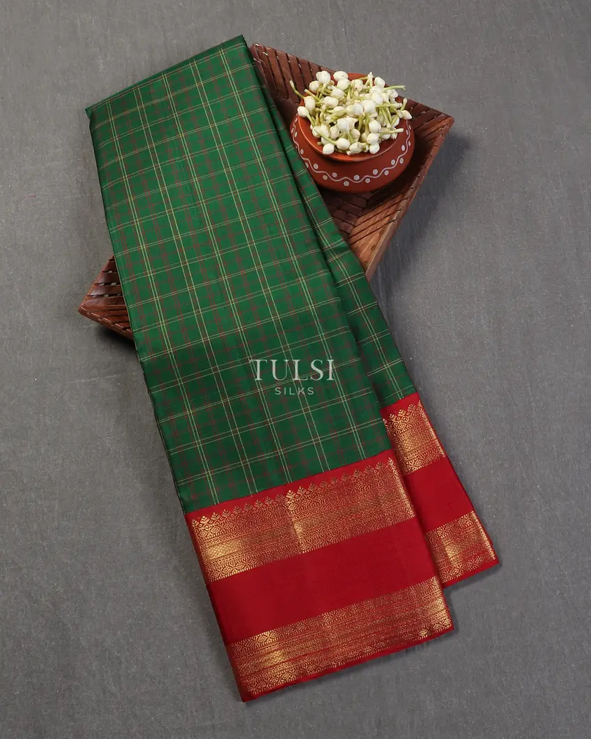 Green Kanjivaram Silk Saree T557550-image