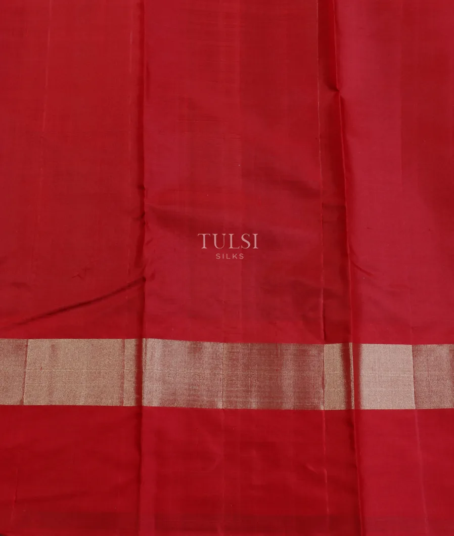 Bluish Green  Soft Silk Saree T5046963