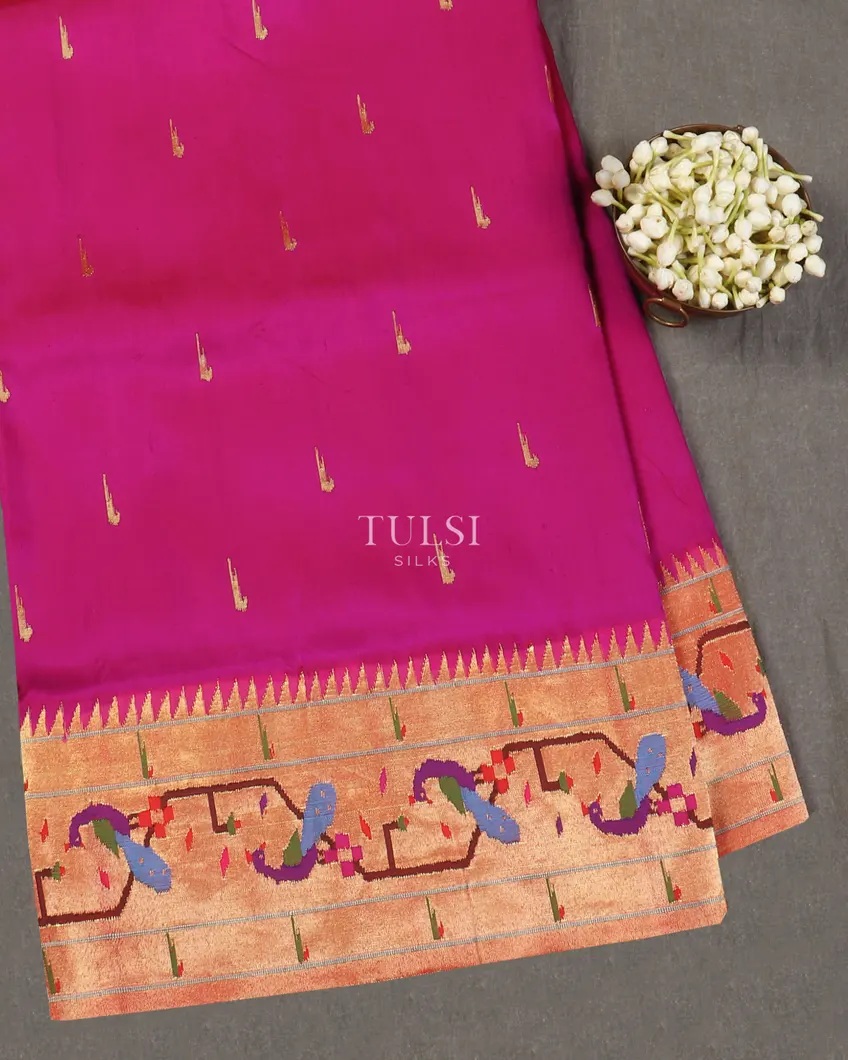 Purple Paithani Silk Saree T511764-image