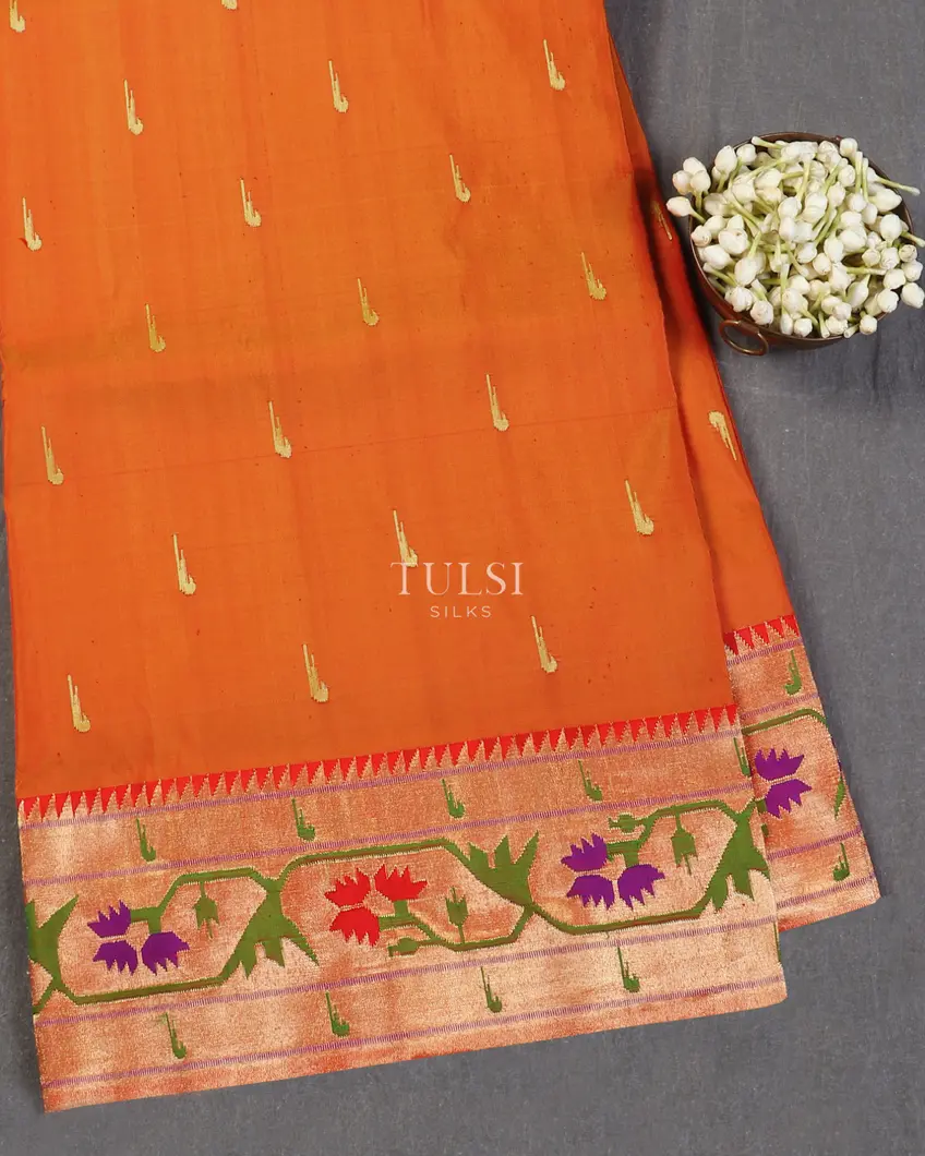 Yellow Paithani Silk Saree T565225-image