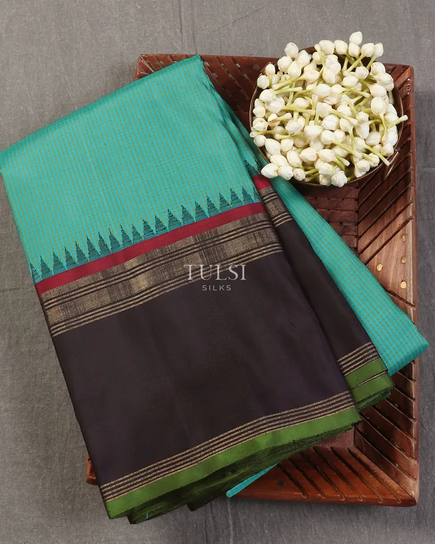 Blue Kanjivaram Silk Saree T560150-image