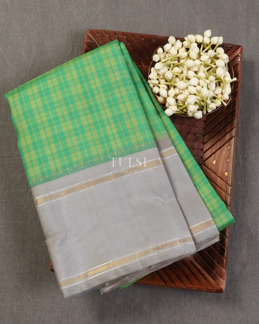 Green Kanjivaram Silk Saree T560152-image