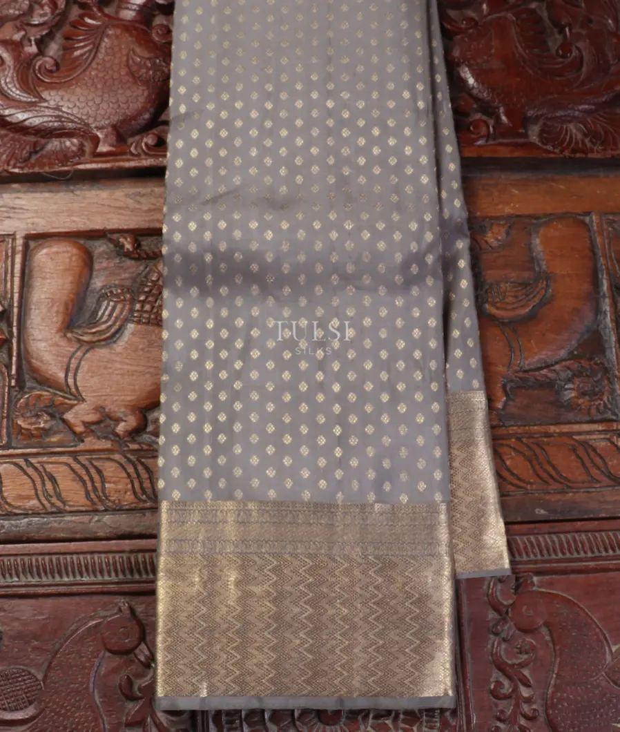 Grey Kanjivaram Silk Saree T536836-image