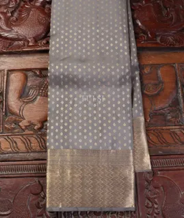 Grey Kanjivaram Silk Saree T5368361