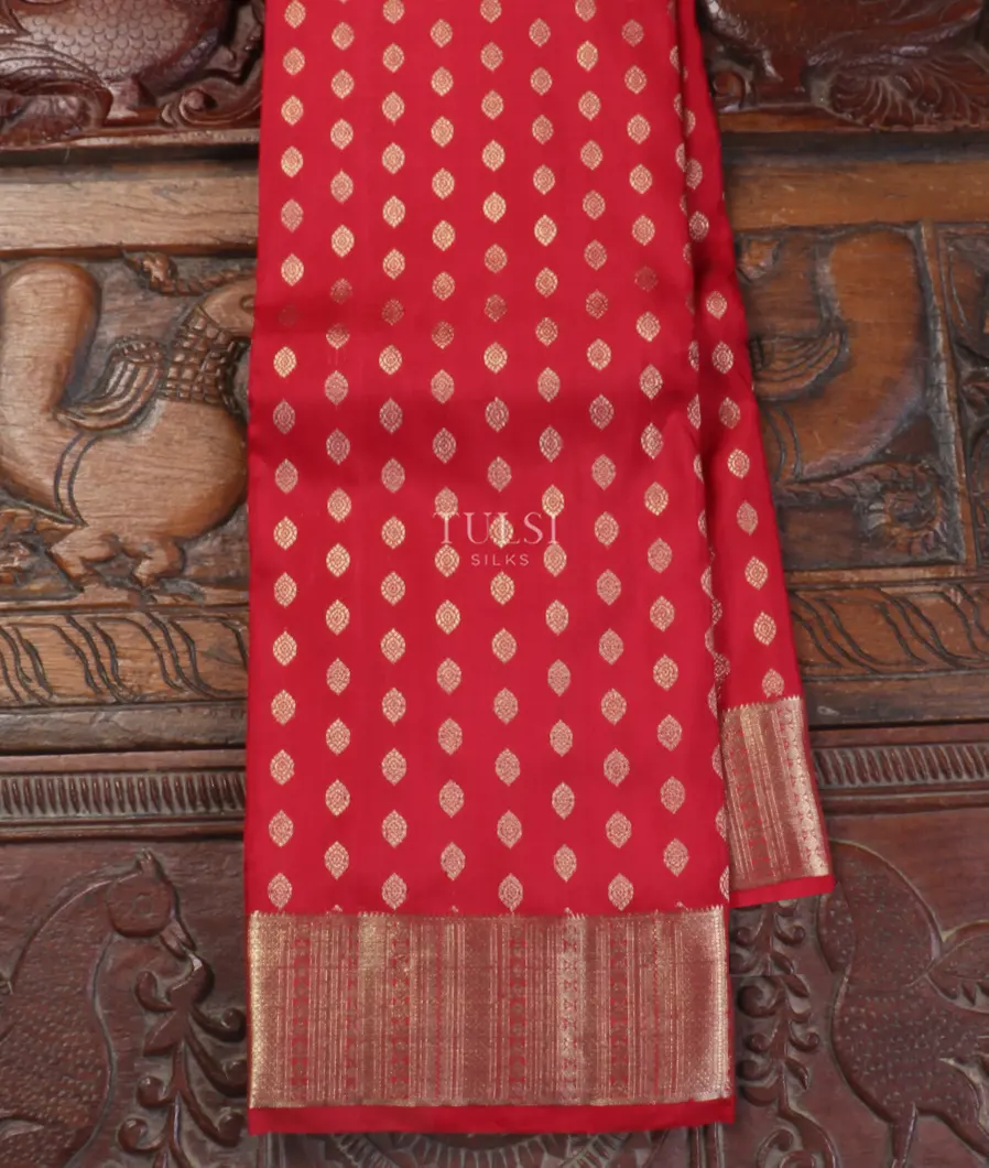Red Kanjivaram Silk Saree T552697-image