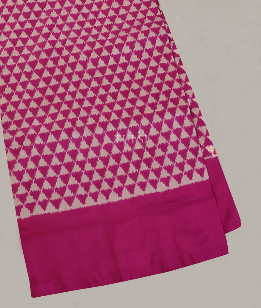Purple Ikat Silk Saree T561122-image