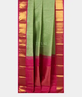 Light Green Kanjivaram Silk Saree T5624222