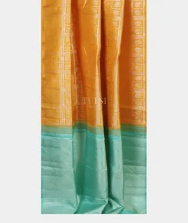 Yellow Kanjivaram Silk Saree T5618912