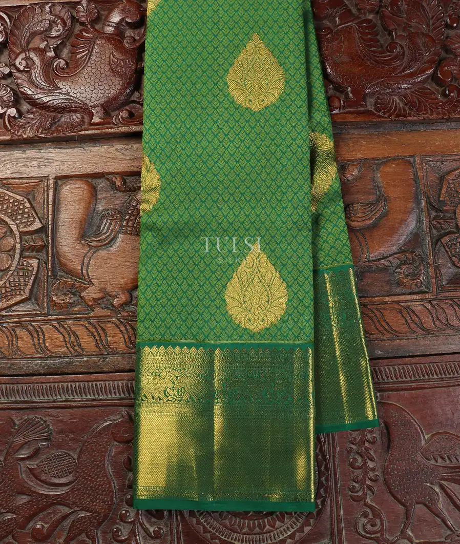 Green Kanjivaram Silk Saree T486459-image