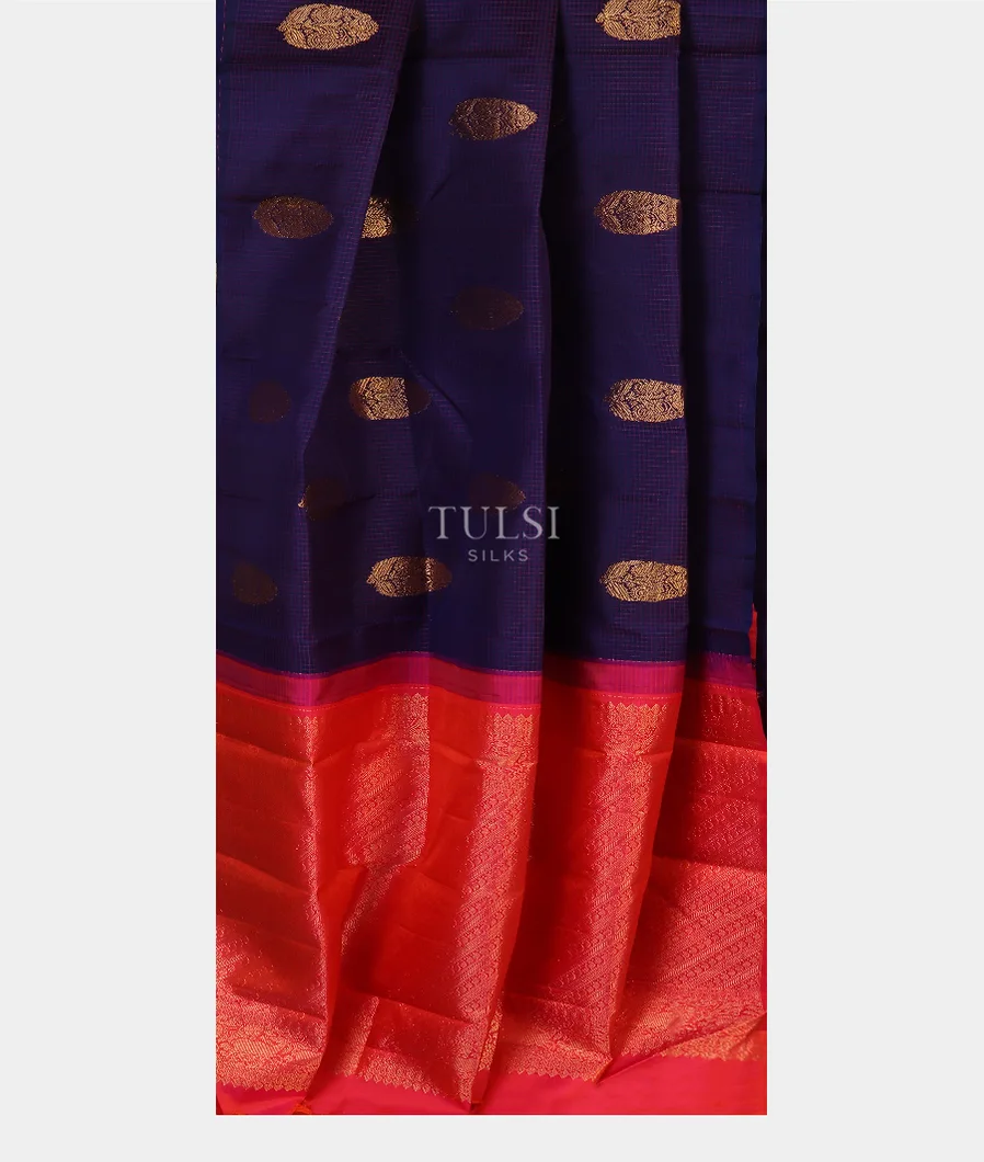 Blue Kanjivaram Silk Saree T5612022