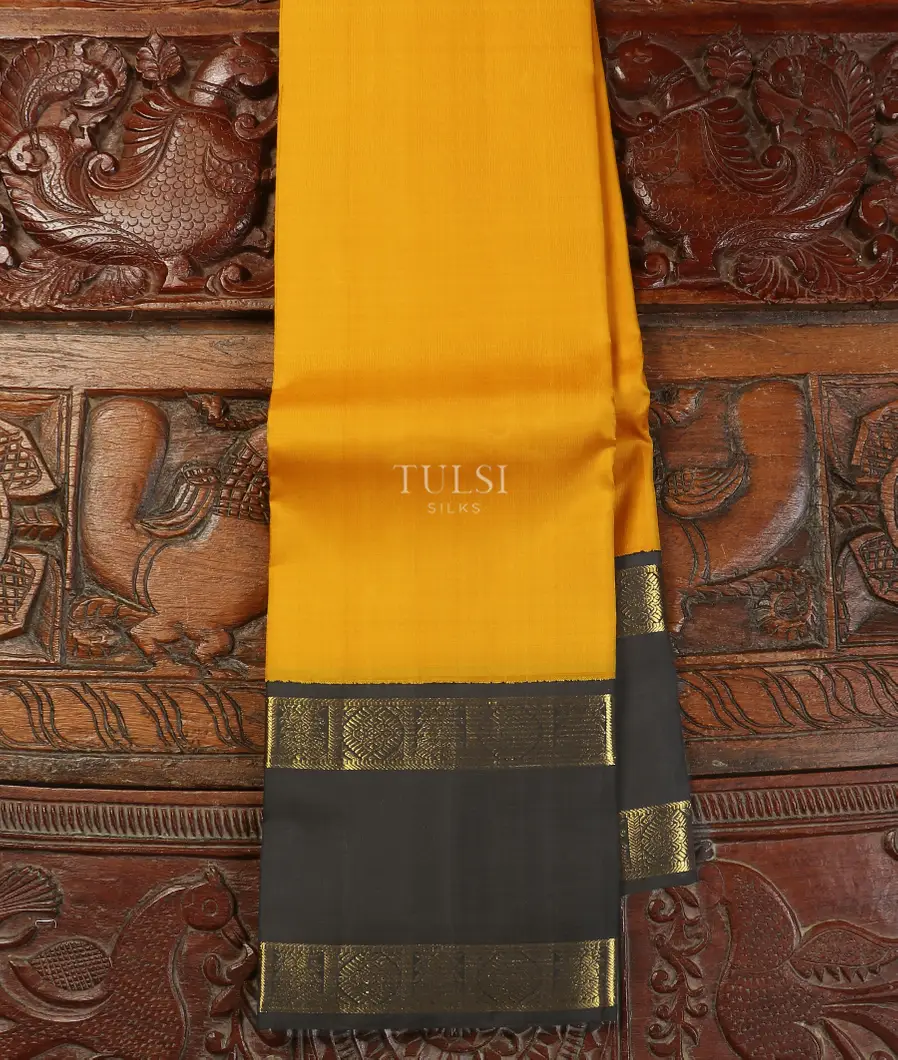 Yellow Kanjivaram Silk Saree T561475-image