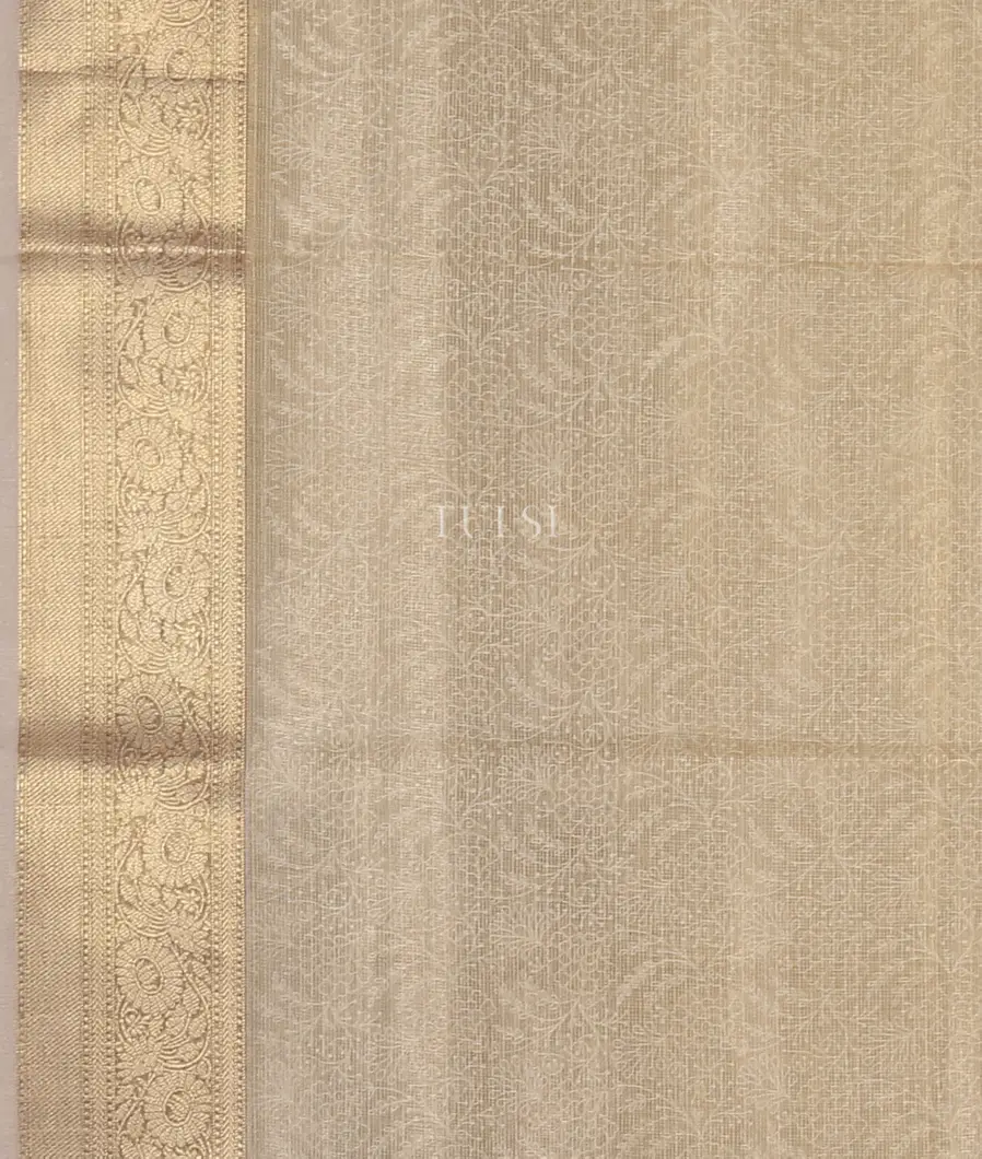 Beige Kota Cotton Saree T5667523