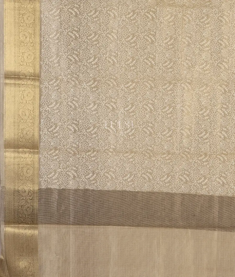 Beige Kota Cotton Saree T5667524